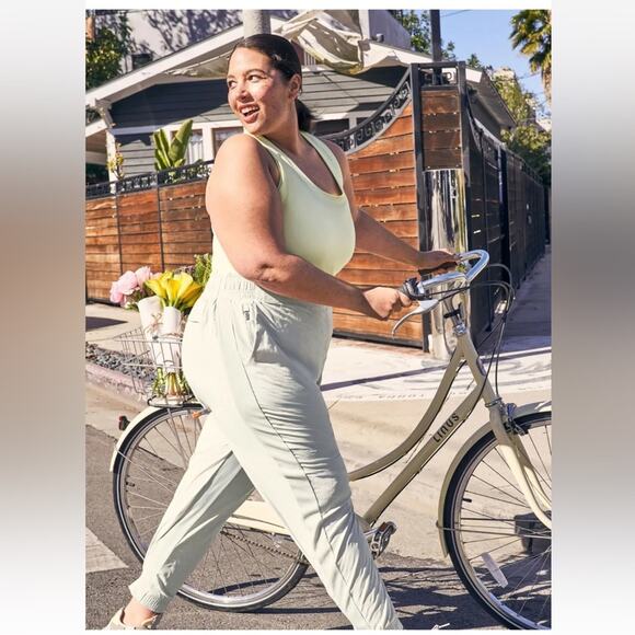 NWT Athleta Brooklyn Textured Jogger "Leopard Abalone Grey" Plus Size 20 - Picture 12 of 15